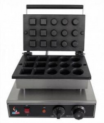 Вафельница Airhot WT-15 тарталетки 7 квадратных и 8 круглых, электр.настольн.