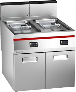 Фритюрница Angelo Po 1N1FR4GD  газовая 2 ванны 12+12 л